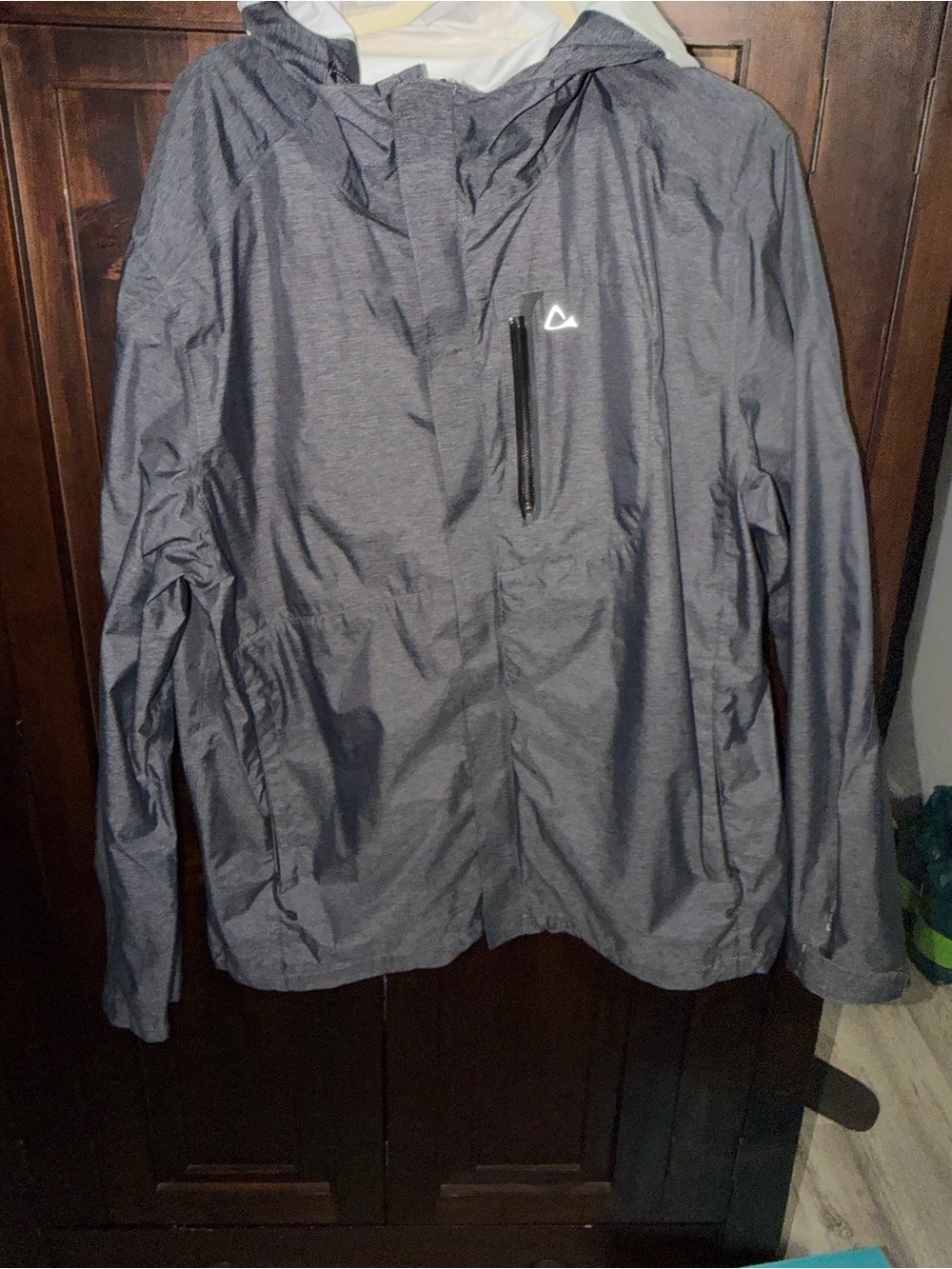 Paradox Men's Lightweight Hooded Rain Jacket - Gray